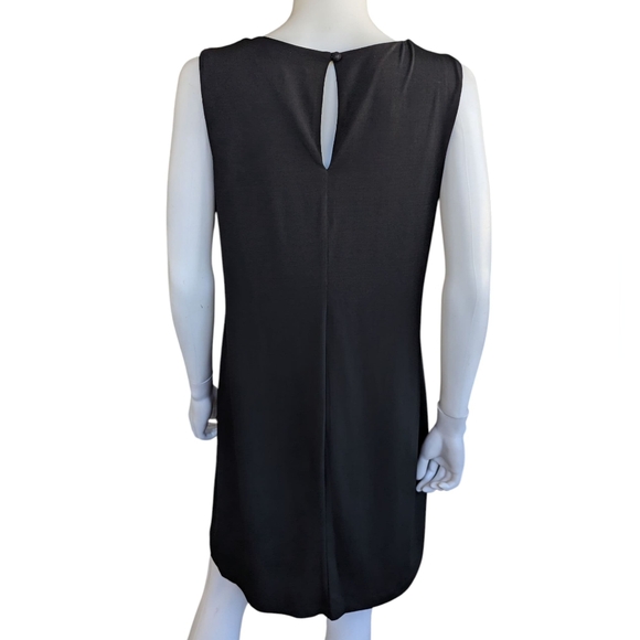 Donna Ricco LBD Gold Shoulder Accent, Sleeveless, Flattering Top Layer - Picture 3 of 12